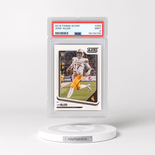 2018 Panini Score #350 Josh Allen (PSA 9 MINT)