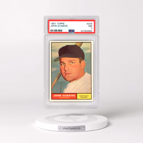 1961 Topps #259 John Schaive (PSA 7 NM)