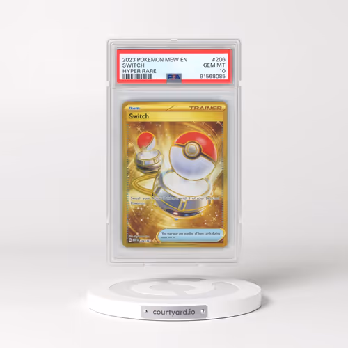 2023 Pokémon Mew EN-151 #206 Switch - Hyper Rare (PSA 10 GEM MINT)