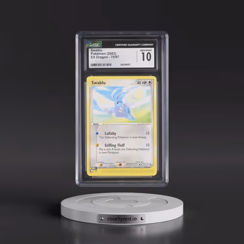 2003 EX Dragon (2003 Copyright, w/ "e" Symbol) #75/97 Swablu (CGC 10 GEM MINT)