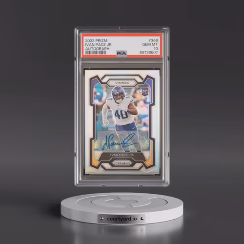 2023 Panini Prizm #366 Ivan Pace Jr. - Autograph (PSA 10 GEM MINT)