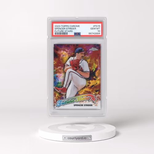 2023 Topps Chrome Future Stars #FS15 Spencer Strider (PSA 10 GEM MINT)