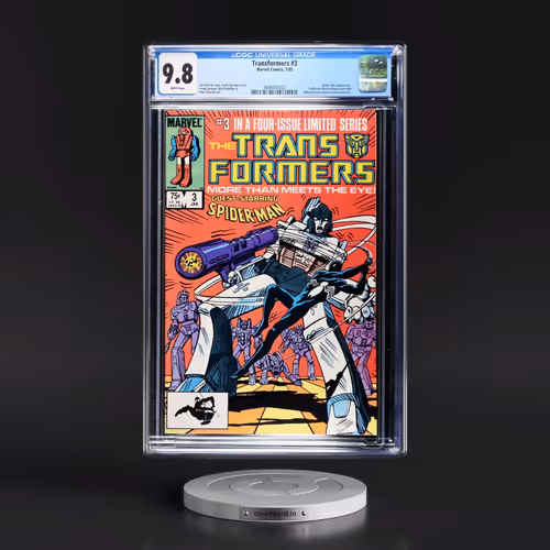 Transformers #3 CGC 9.8 White Pages (Marvel Comics, 1/85) - Universal