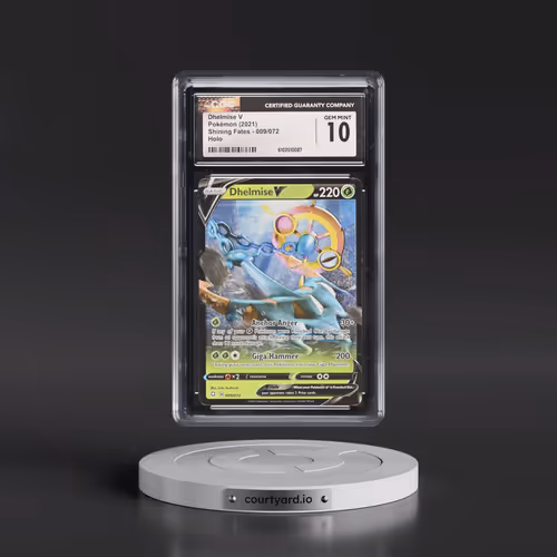 2021 Shining Fates #009/072 Dhelmise V - Holo (CGC 10 GEM MINT)