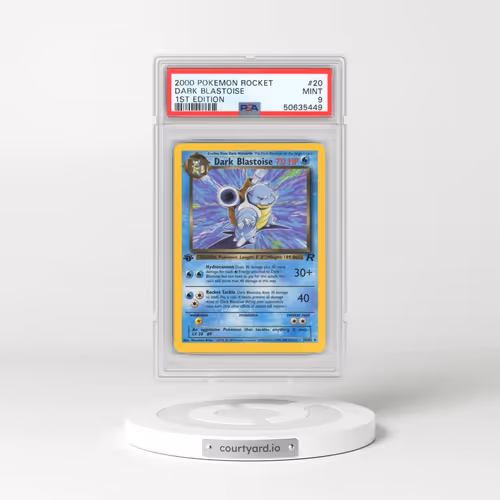 2000 Pokémon Rocket #20 Dark Blastoise - 1st Edition (PSA 9 MINT)
