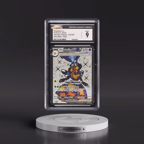 2023 Obsidian Flames - OBF EN #212/197 Vespiquen ex - Ultra Rare Holo (CGC 9 MINT)