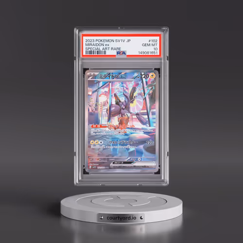 2023 Pokémon Sv1v-Violet EX #102 Miraidon EX - Holo Special Art Rare (PSA 10 GEM MINT)
