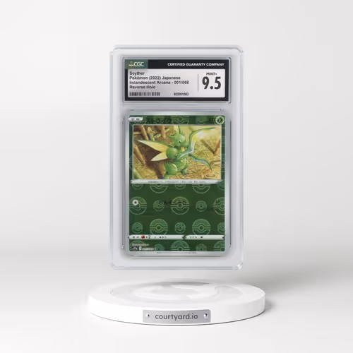 2022 Incandescent Arcana #001/068 Scyther - Reverse Holo Poke Ball (CGC 9.5 MINT+)