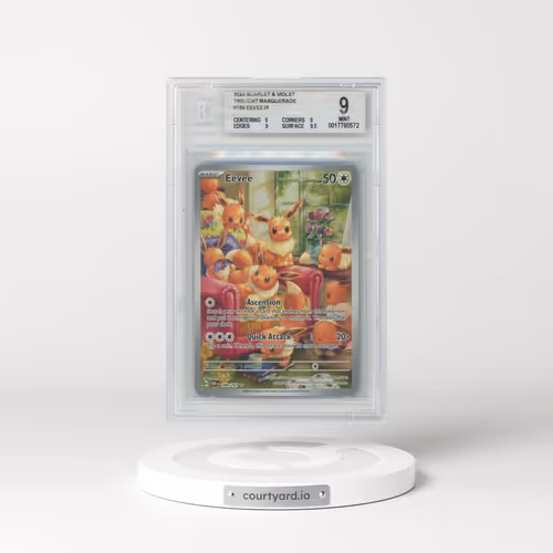 2024 Pokémon Scarlet and Violet Twilight Masquerade #188 Eevee IR (BGS 9 MINT)