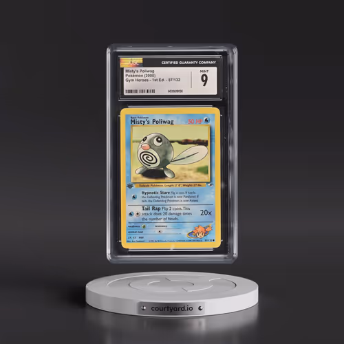 2000 Gym Heroes #87/132 Misty's Poliwag - 1st Edition 1st Edition (CGC 9 MINT)