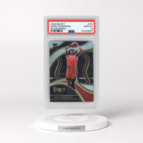 2023 Panini Select #274 Amen Thompson - Silver Prizm (PSA 10 GEM MINT)