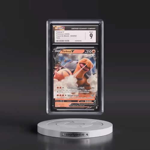 2020 Sword & Shield #024/202 Torkoal V - Holo (CGC 9 MINT)