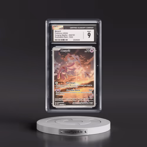 2024 Pokémon Ssp EN-Surging Sparks #204 Mesprit - Illustration Rare (CGC 9 MINT)