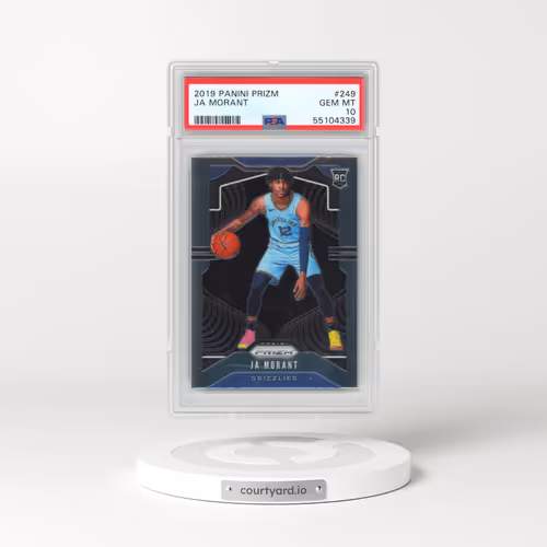 2019 Panini Prizm #249 Ja Morant (PSA 10 GEM MINT)