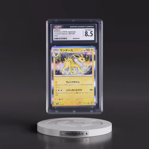2024 High Class Pack: Terastal Fest ex - sv8a #051/187 Jolteon - Holo (CGC 8.5 NM-MT+)
