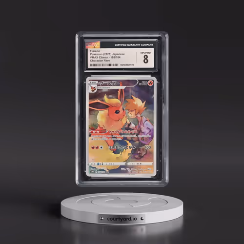 2021 VMAX Climax #188/184 Flareon - Character Rare Holo (CGC 8 NM-MT)