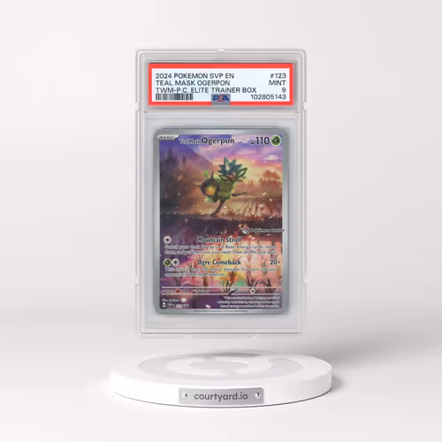2024 Pokémon Svp EN-SV Black Star Promo #123 Teal Mask Ogerpon - Twilight Masquerade Pokemon Center