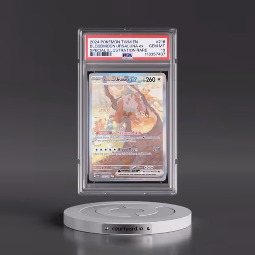 2024 Pokémon Twm EN-Twilight Masquerade #216 Bloodmoon Ursaluna EX - Holo Special Illustration Rare