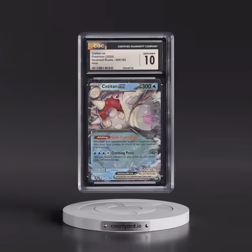 2025 Destined Rivals - DRI EN #065/182 Cetitan ex - Holo (CGC 10 GEM MINT)