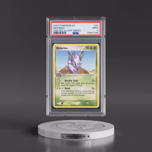 2004 Pokémon EX Fire Red & Leaf Green #41 Nidorino (PSA 9 MINT)