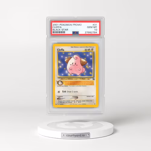 2001 Pokémon Promo Black Star #31 Cleffa - Pokemon League (PSA 10 GEM MINT)