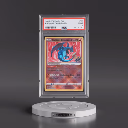 2022 Pokémon Go #011 Radiant Charizard - Holo (PSA 9 MINT)