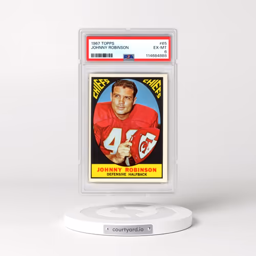 1967 Topps #65 Johnny Robinson (PSA 6 EX-MT)