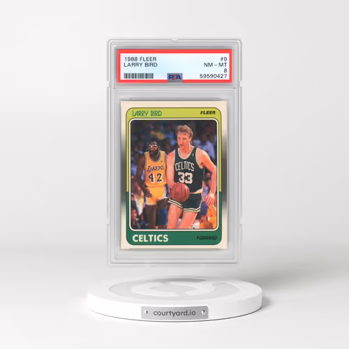 1988 Fleer #9 Larry Bird (PSA 8 NM-MT)