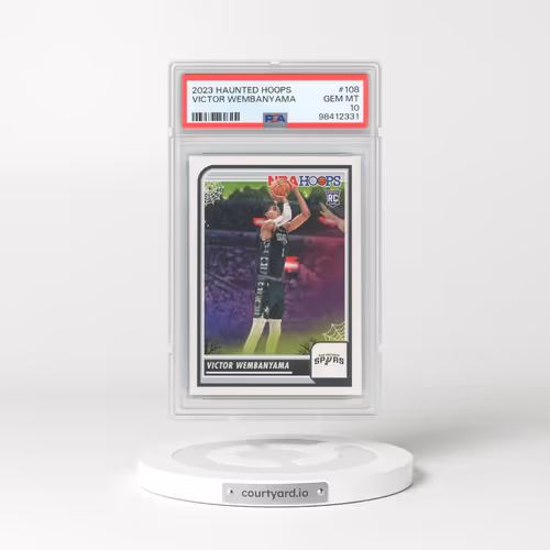 2023 Panini Haunted Hoops #108 Victor Wembanyama (PSA 10 GEM MINT)