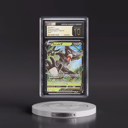 2022 Brilliant Stars #016/172 Zarude V - Holo (CGC 10 PRISTINE)