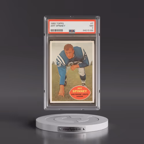 1960 Topps #7 Art Spinney (PSA 7 NM)