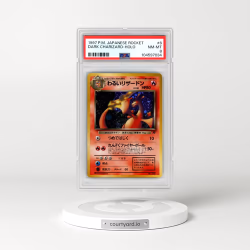 1997 Pokémon Rocket #6 Dark Charizard - Holo (PSA 8 NM-MT)