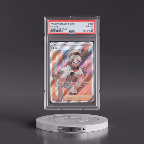 2020 Pokémon Sword & Shield Vivid Voltage #180 Bea - Full Art (PSA 10 GEM MINT)