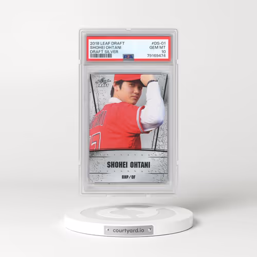 2018 Leaf Draft Ohtani Draft Silver #DS-01 Shohei Ohtani (PSA 10 GEM MINT)