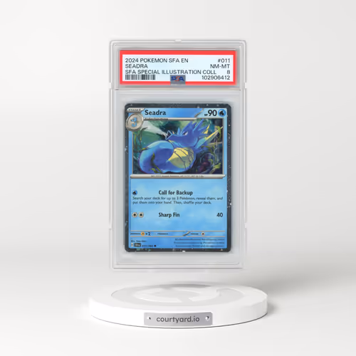 2024 Pokémon Sfa EN-Shrouded Fable #011 Seadra - Shrouded Fable Special Illustration Collection (PSA 8 NM-MT)