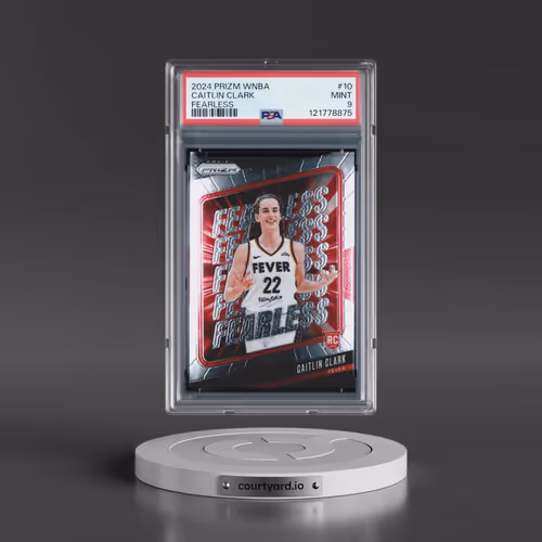 2024 Panini Prizm WNBA Fearless #10 Caitlin Clark (PSA 9 MINT)
