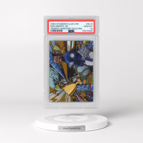 2022 Topps Stadium Club Chrome Trophy Hunters #RL14 Ken Griffey Jr - Gold Refractor (PSA 10 GEM MINT)
