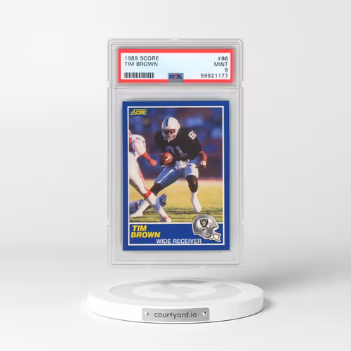 1989 Score #86 Tim Brown (PSA 9 MINT)