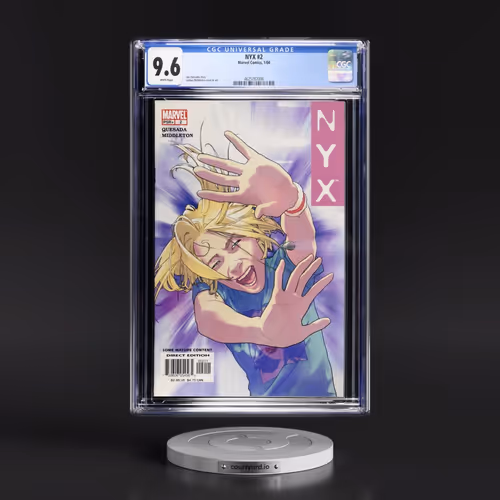 NYX #2 CGC 9.6 White Pages (Marvel Comics, 1/04) - Universal
