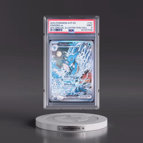 2024 Pokémon Svp EN-SV Black Star Promo #131 Kingdra EX - Holo Shrouded Fable Special Illustration C