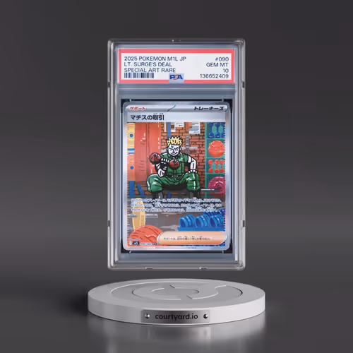 2025 Pokémon M1l-Mega Brave #090 LT. Surge's Deal - Special Art Rare (PSA 10 GEM MINT)