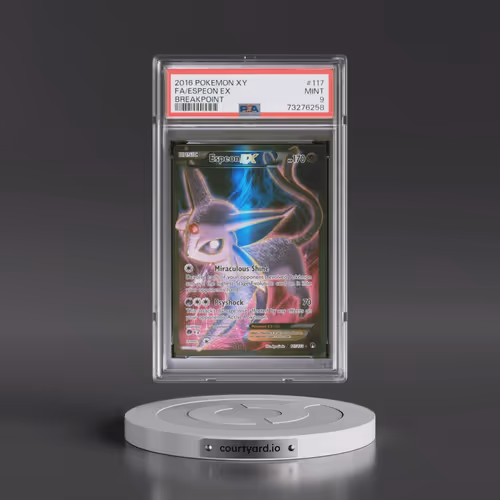 2016 Pokémon XY Breakpoint #117 Espeon EX - Holo Full Art (PSA 9 MINT)