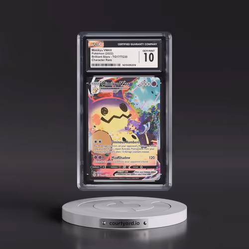 2022 Brilliant Stars #TG17/TG30 Mimikyu VMAX - Trainer Gallery Holo (CGC 10 GEM MINT)