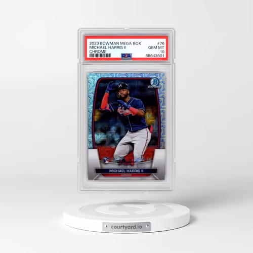 2023 Bowman Mega Box Chrome #76 Michael Harris II (PSA 10 GEM MINT)