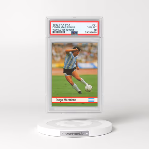 1993 Fax Pax World of Sport #21 Diego Maradona (PSA 10 GEM MINT)
