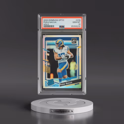 2023 Panini Donruss Optic #238 Puka Nacua - Holo (PSA 10 GEM MINT)