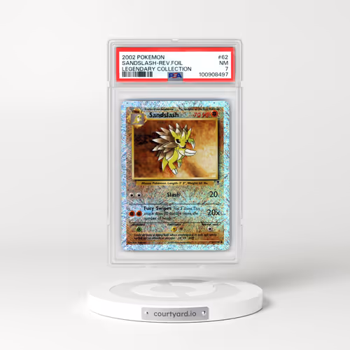 2002 Pokémon Legendary Collection #62 Sandslash - Reverse Foil (PSA 7 NM)
