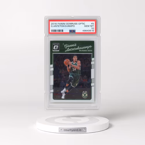 2016 Panini Donruss Optic #5 Giannis Antetokounmpo (PSA 10 GEM MINT)