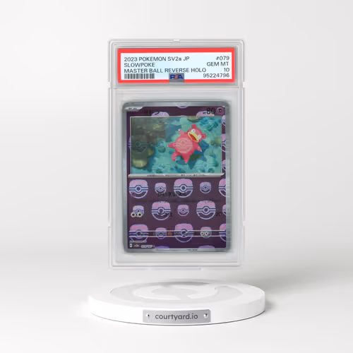 2023 Pokémon Sv2a-Pokemon 151 #079 Slowpoke - Reverse Holo Master Ball (PSA 10 GEM MINT)