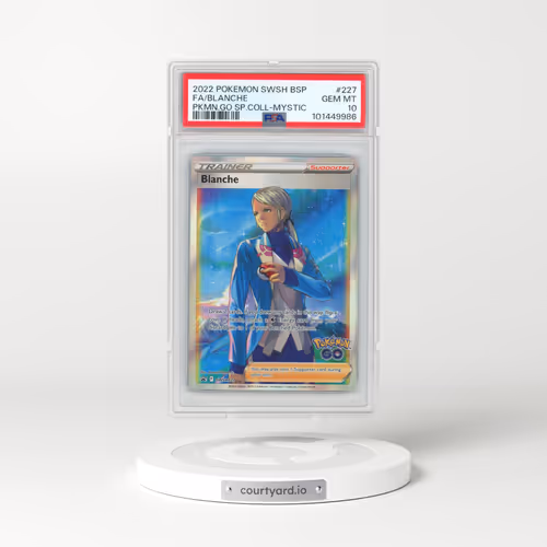 2022 Pokémon Swsh Black Star Promo #227 Blanche - Full Art Pokemon Go Special Collection-Team Mystic (PSA 10 GEM MINT)